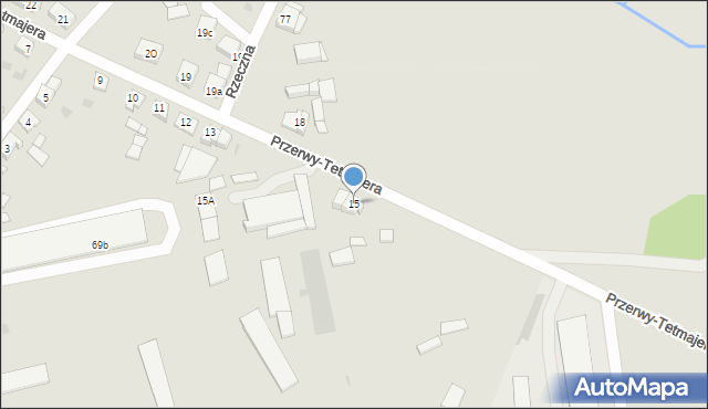 Trzcianka, Przerwy-Tetmajera Kazimierza, 15, mapa Trzcianka