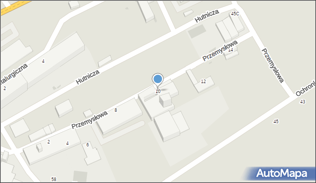 Trzebinia, Przemysłowa, 10, mapa Trzebinia
