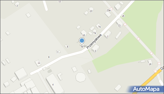 Trzemeszno, Przemysłowa, 6, mapa Trzemeszno