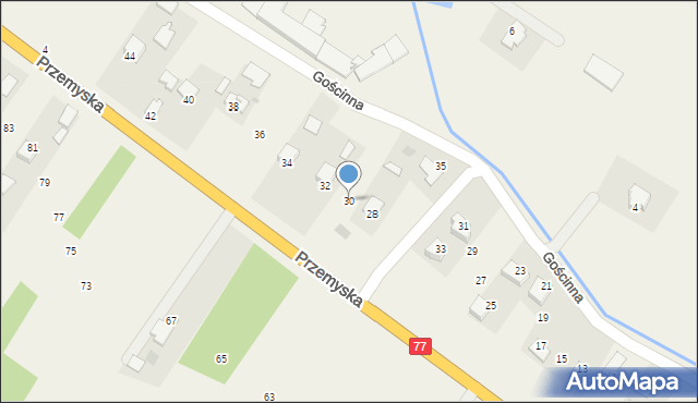 Tuczempy, Przemyska, 30, mapa Tuczempy