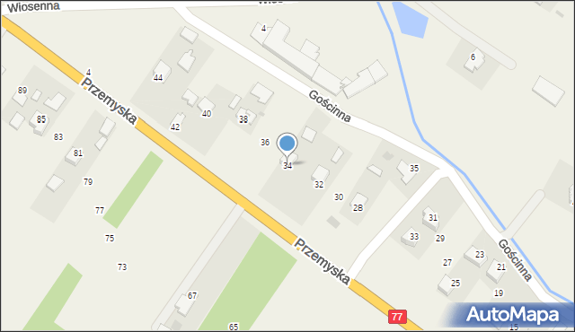 Tuczempy, Przemyska, 34, mapa Tuczempy