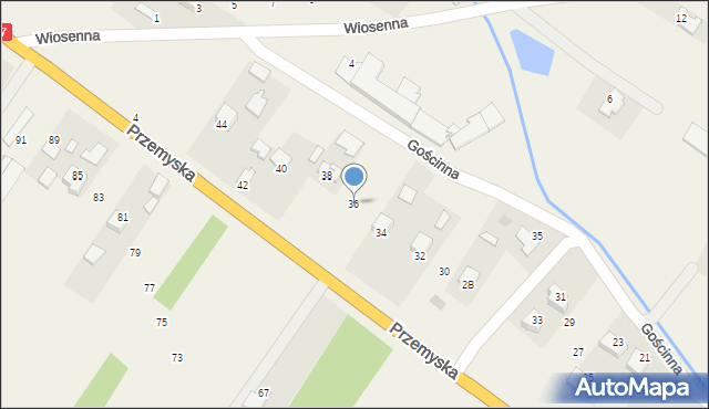 Tuczempy, Przemyska, 36, mapa Tuczempy