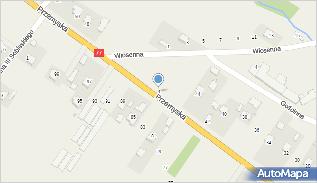 Tuczempy, Przemyska, 4, mapa Tuczempy