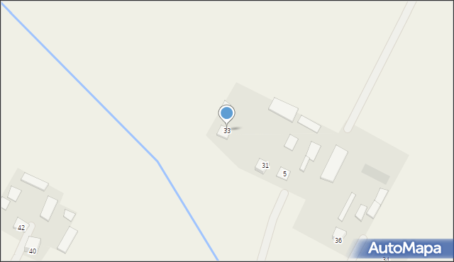 Tuliłów, Przeciętka, 33, mapa Tuliłów