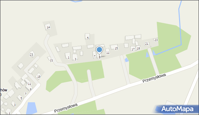 Turbia, Przemysłowa, 9, mapa Turbia