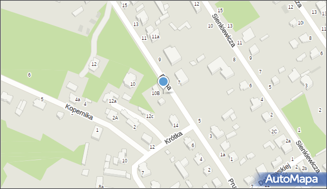 Tuszyn, Prusa, 10a, mapa Tuszyn