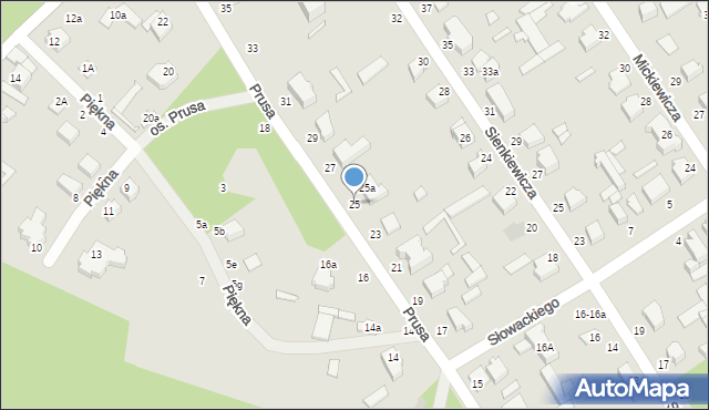 Tuszyn, Prusa, 25, mapa Tuszyn