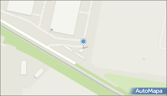 Tychy, Przejazdowa, 101, mapa Tychów