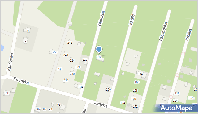 Urzut, Promyka, 212, mapa Urzut