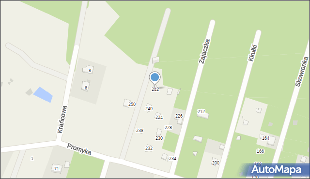 Urzut, Promyka, 242, mapa Urzut