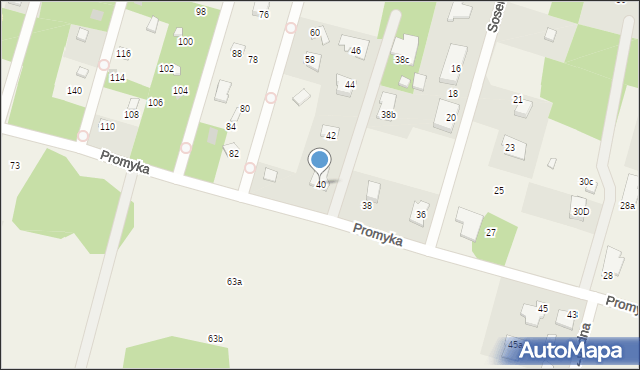 Urzut, Promyka, 40, mapa Urzut