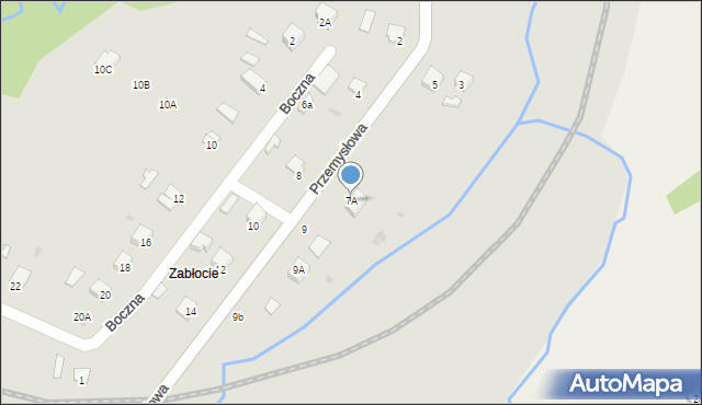 Ustrzyki Dolne, Przemysłowa, 7A, mapa Ustrzyki Dolne