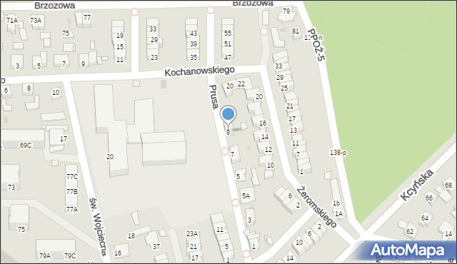 Wągrowiec, Prusa, 9, mapa Wągrowiec