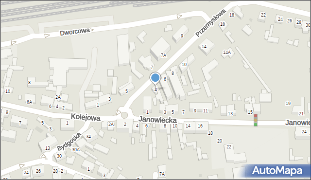Wągrowiec, Przemysłowa, 4, mapa Wągrowiec