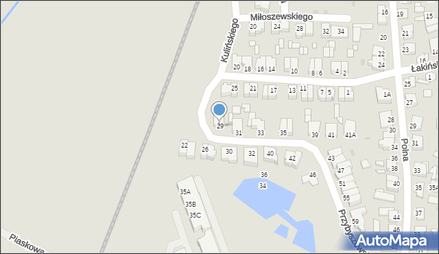 Wągrowiec, Przybyszewskiego Stanisława, 29, mapa Wągrowiec