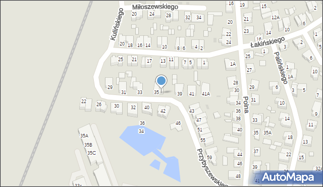 Wągrowiec, Przybyszewskiego Stanisława, 37, mapa Wągrowiec