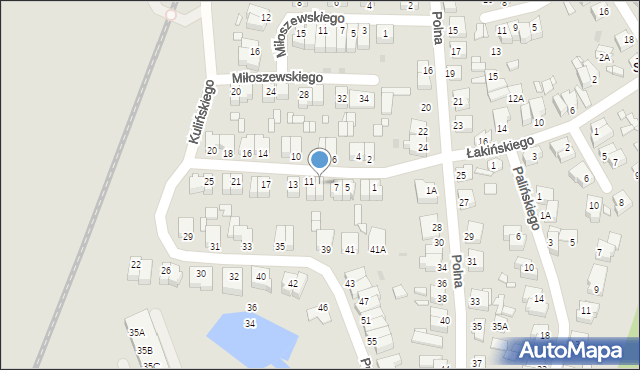 Wągrowiec, Przybyszewskiego Stanisława, 9, mapa Wągrowiec