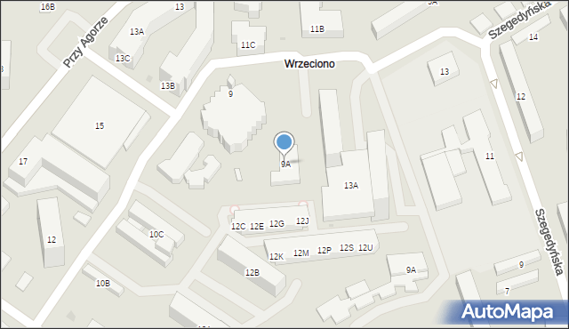 Warszawa, Przy Agorze, 9A, mapa Warszawy