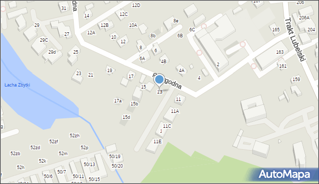 Warszawa, Przygodna, 13, mapa Warszawy