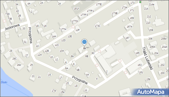 Warszawa, Przygodna, 8e, mapa Warszawy