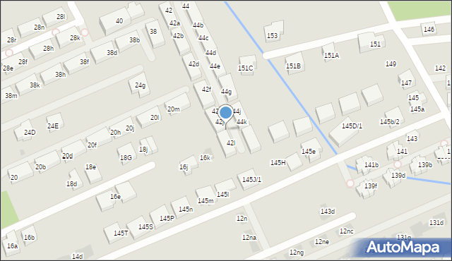 Warszawa, Przewodowa, 42k, mapa Warszawy