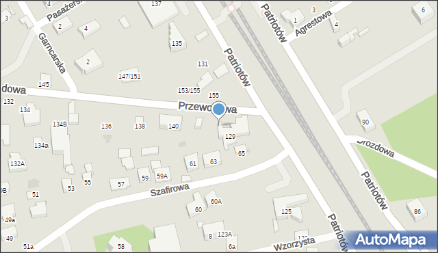 Warszawa, Przewodowa, 144, mapa Warszawy