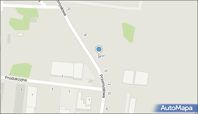 Wasilków, Przemysłowa, 16, mapa Wasilków