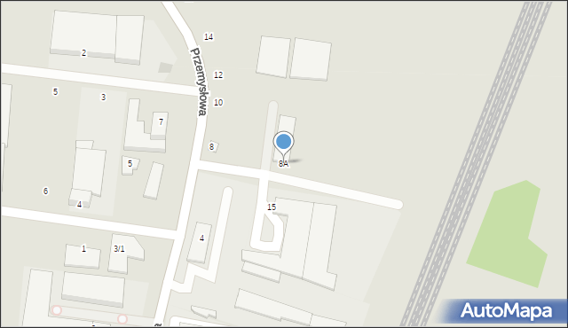 Wasilków, Przemysłowa, 8A, mapa Wasilków