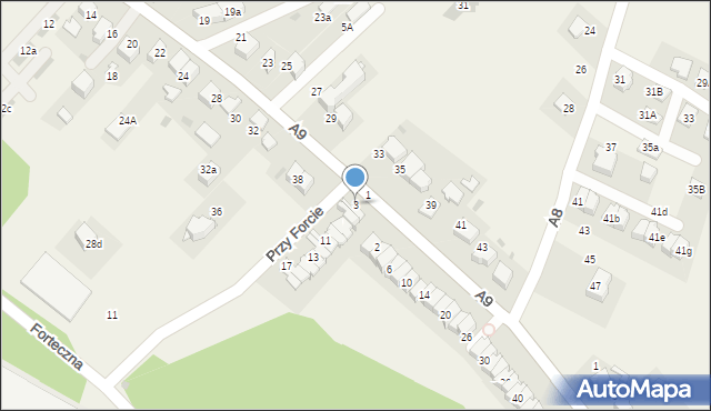 Węgrzce, Przy Forcie, 3, mapa Węgrzce