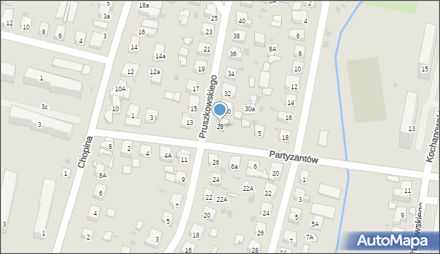 Wejherowo, Pruszkowskiego Kazimierza, płk., 28, mapa Wejherowo