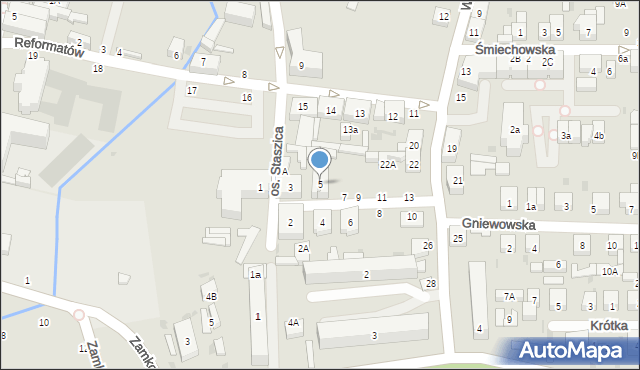 Wejherowo, Przebendowskiego, 5, mapa Wejherowo