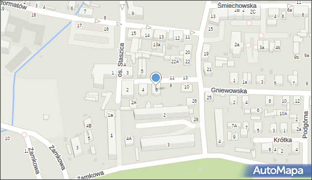 Wejherowo, Przebendowskiego, 6, mapa Wejherowo