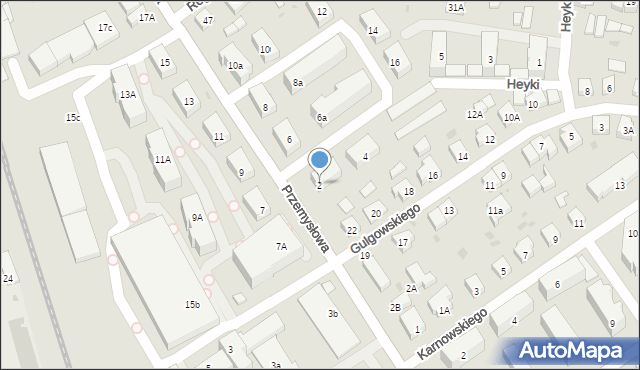 Wejherowo, Przemysłowa, 2, mapa Wejherowo