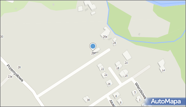 Wejherowo, Przemysłowa, 26F, mapa Wejherowo