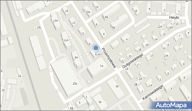 Wejherowo, Przemysłowa, 7, mapa Wejherowo