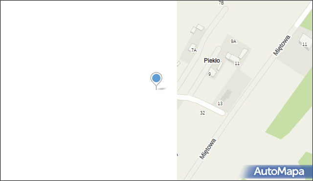 Wiązowna, Projektowana, 5, mapa Wiązowna