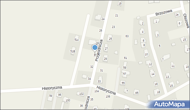 Wielgolas Duchnowski, Przyrodnicza, 30, mapa Wielgolas Duchnowski