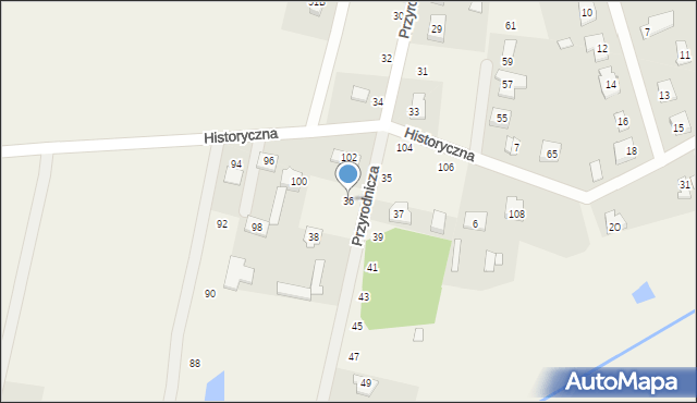 Wielgolas Duchnowski, Przyrodnicza, 36, mapa Wielgolas Duchnowski