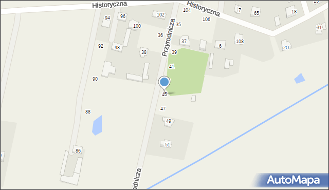 Wielgolas Duchnowski, Przyrodnicza, 45, mapa Wielgolas Duchnowski