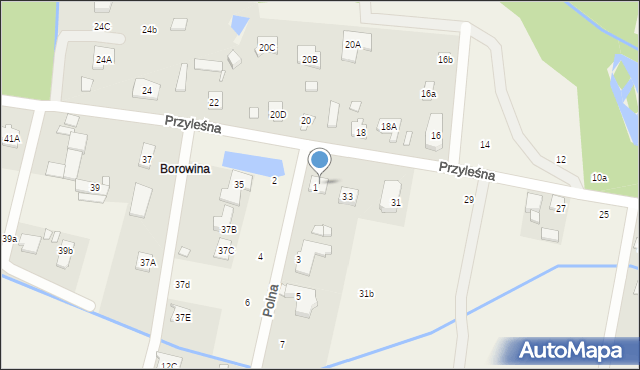 Wilcza Góra, Przyleśna, 33A, mapa Wilcza Góra