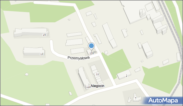 Wilkasy, Przemysłowa, 11b, mapa Wilkasy