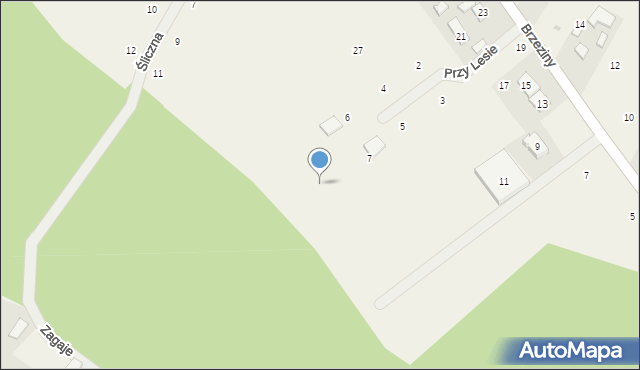 Wilków, Przy Lesie, 15, mapa Wilków