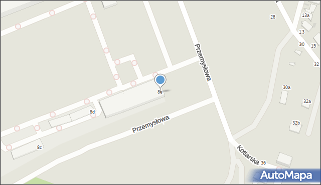 Włocławek, Przemysłowa, 8e, mapa Włocławka