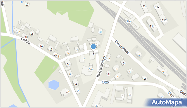 Włoszakowice, Prałat Apolonii, 6, mapa Włoszakowice