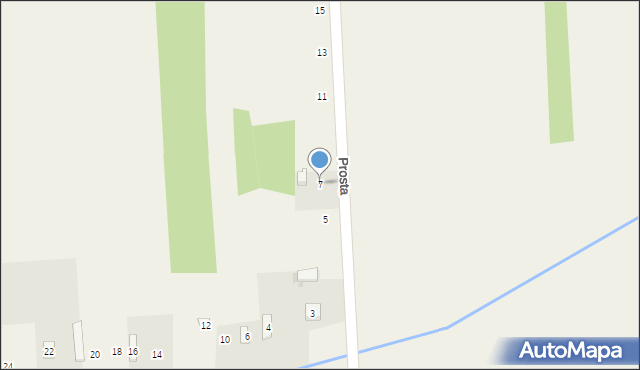 Wojsławice, Prosta, 7, mapa Wojsławice