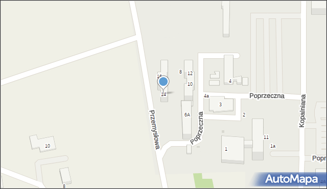 Wola, Przemysłowa, 14, mapa Wola