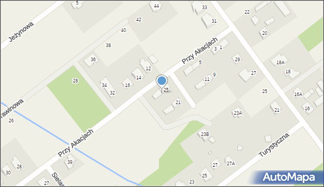 Wola Gołkowska, Przy Akacjach, 27, mapa Wola Gołkowska