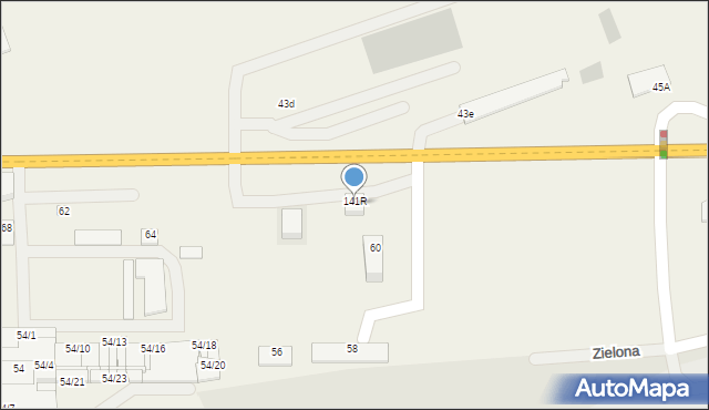 Wola Rębkowska, Przemysłowa, 141R, mapa Wola Rębkowska