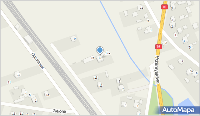 Wola Rębkowska, Przemysłowa, 17, mapa Wola Rębkowska