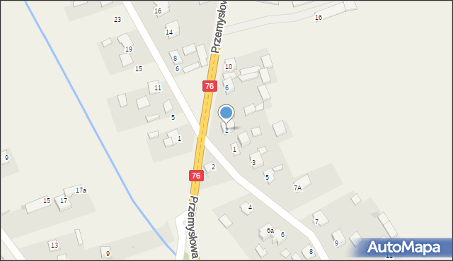 Wola Rębkowska, Przemysłowa, 2, mapa Wola Rębkowska